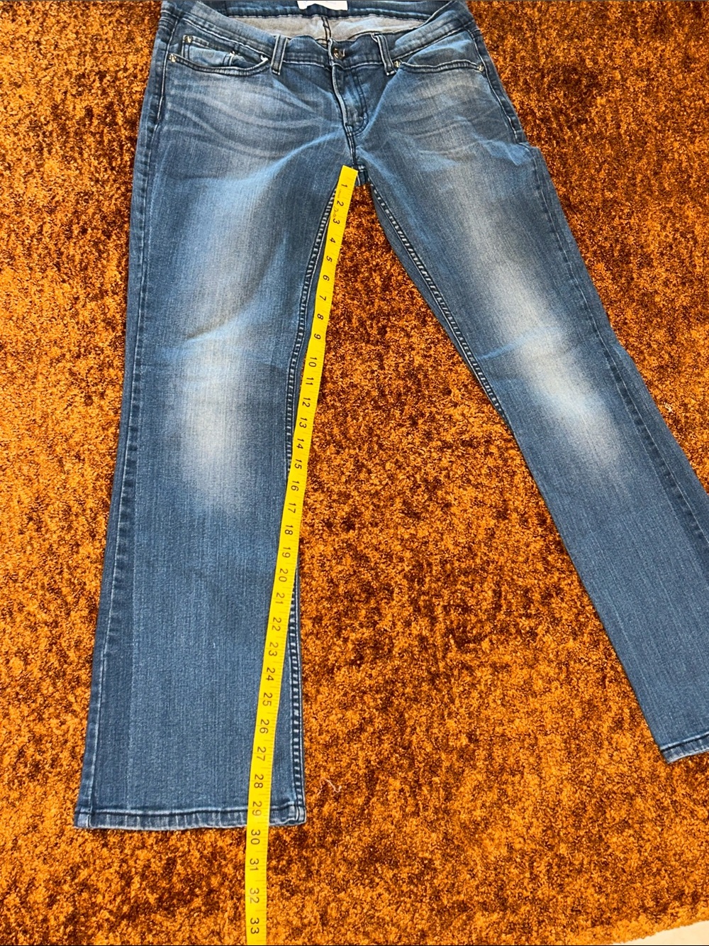 Levi's Women's Boot Cut Jeans in Faded Blue Denim - Picture 4 of 10